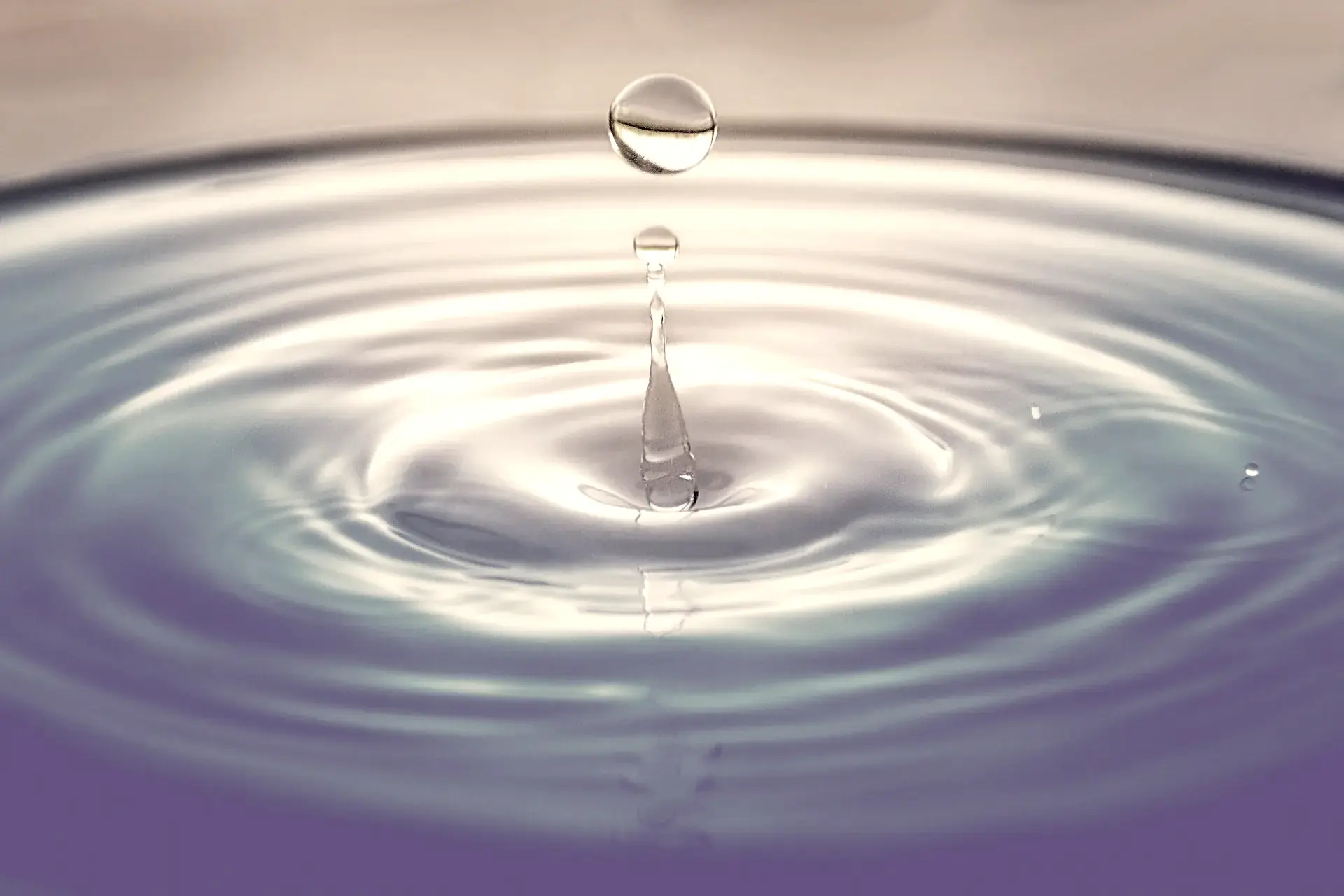 clear water droplet