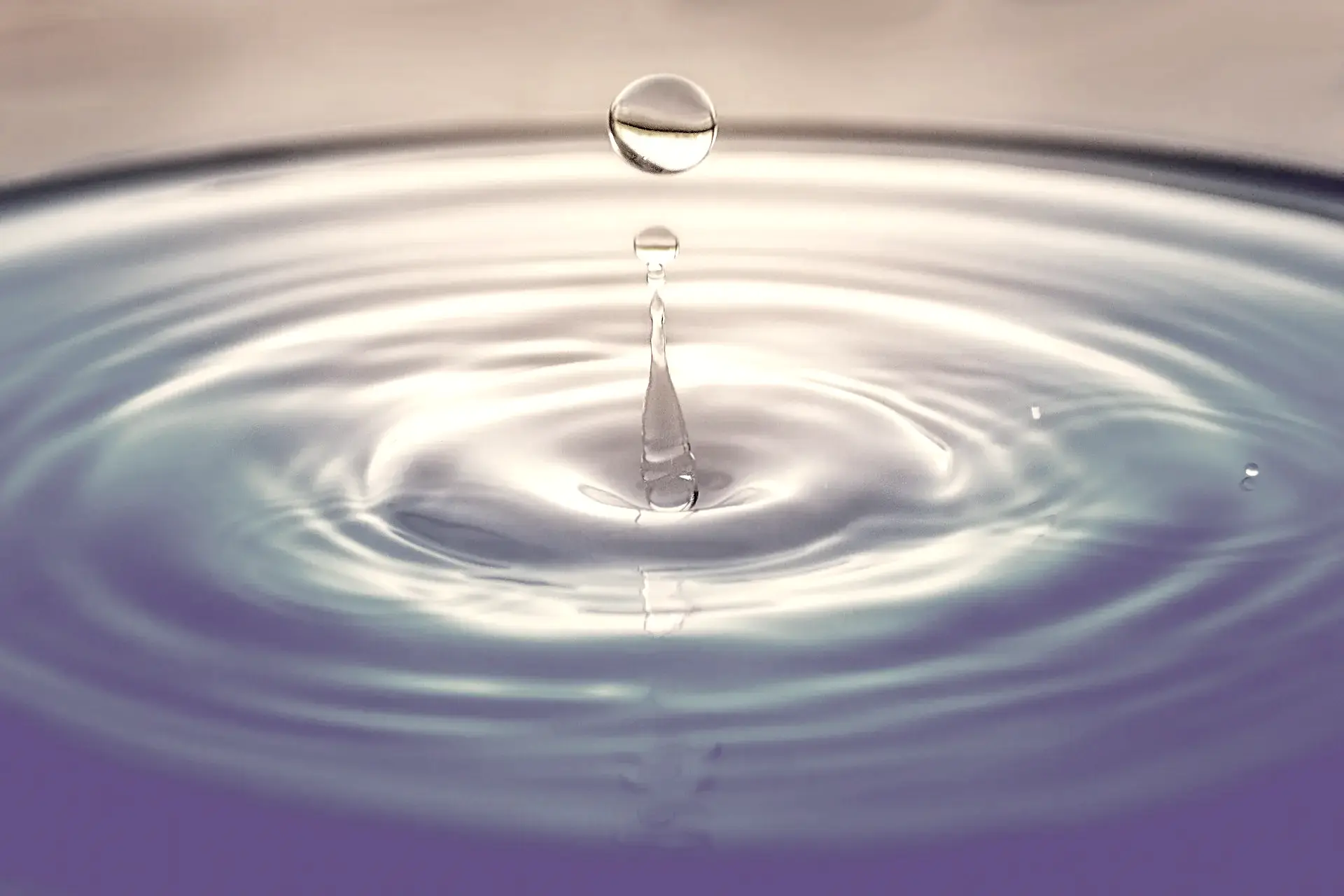 clear water droplet